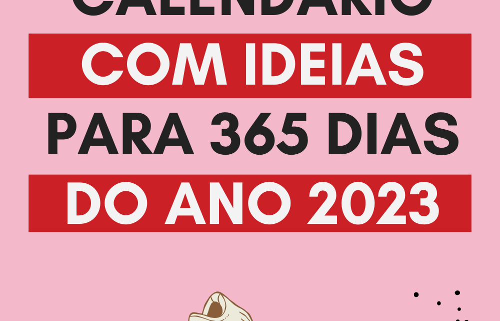 Calendário com datas que tem conexão com o seu serviço de preparação e condicionamento físico